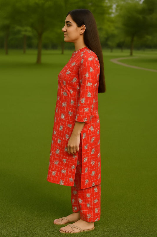 Digital Printed 2PC Suit -06
